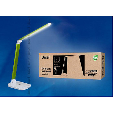 Настольная лампа Uniel TLD-521 Green/LED/800Lm/5000K/Dimmer 10083