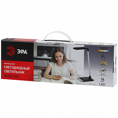 Офисная настольная лампа NLED-460-14W-BK-S