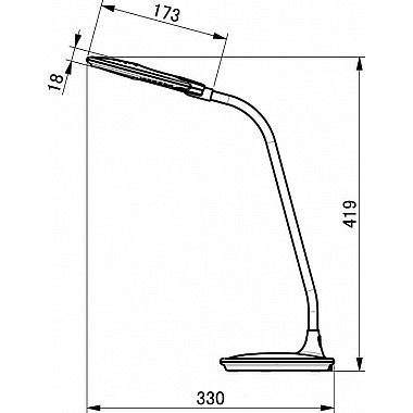 Настольная лампа Horoz Irem белая 049-011-0005 HRZ00000686