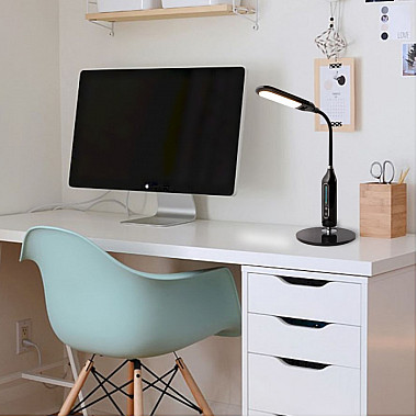 Офисная настольная лампа Soft 80503/1 черный