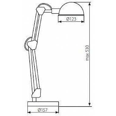 Офисная настольная лампа PIXA 19301