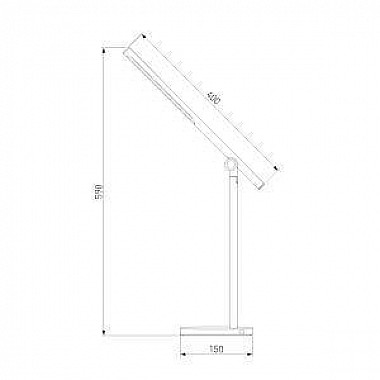 Настольная лампа Elektrostandard Vara TL70990 серебро 4690389136337