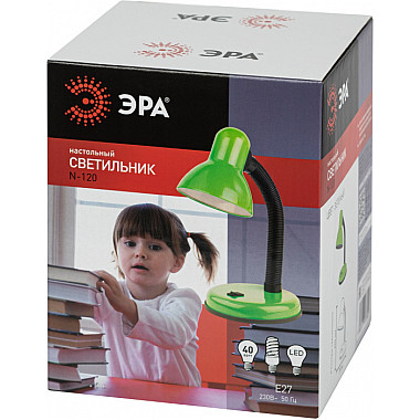 Офисная настольная лампа N-211-Е27-40W-GR