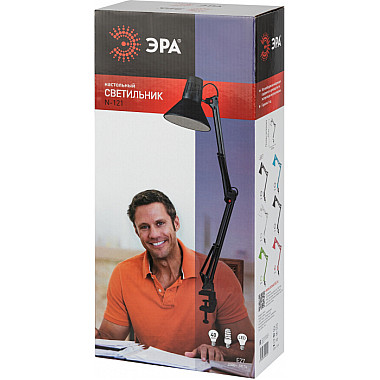 Офисная настольная лампа N-121-E27-40W-P