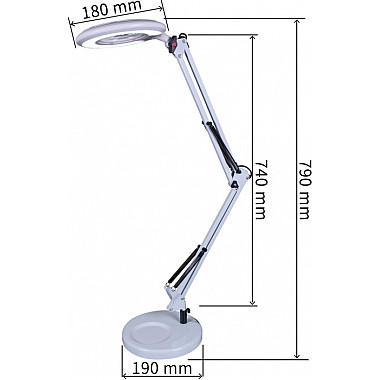 Офисная настольная лампа 02046-0.7-01 BK