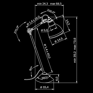 Настольная лампа Lightstar Loft 765914