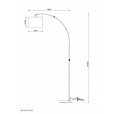 Торшер Arte Lamp Paolo A4060PN-1CC