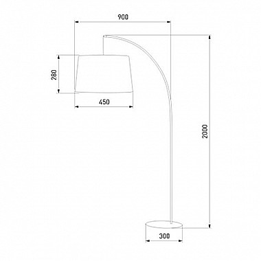 Торшер TK Lighting 5077 Hang