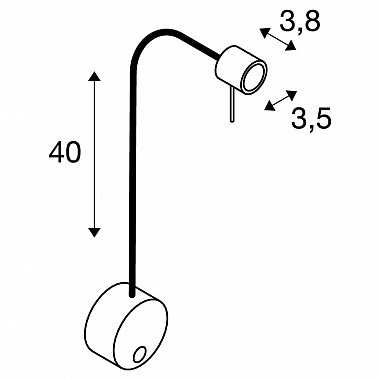 Бра SLV Dio Flex Plate 1002608