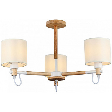 Потолочная люстра MD.19107-3-S-WOOD+WH