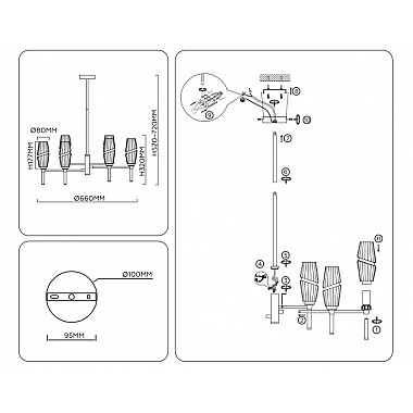 Потолочная люстра High Light LH55201