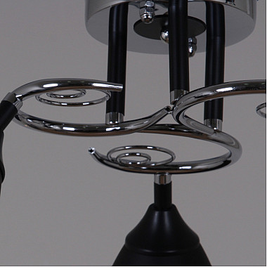 Потолочная люстра 70139-3.3-03 CR+BK