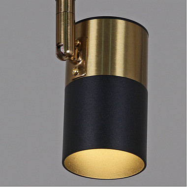 Спот 06664-0.8-03 BK+COP GU10