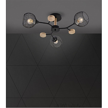 Потолочная люстра Maklen SF3385/3C-WT-WD