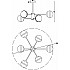 Потолочная люстра Sonder FR5204PL-06BS
