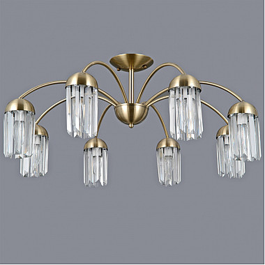 Потолочная люстра IL0599-8CSQ-24 AB LYRA