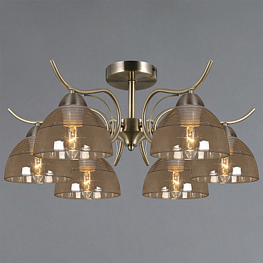 Потолочная люстра IL0733-6CSQ-25 AB AREZZO