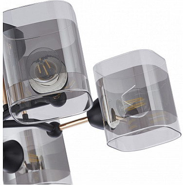 Потолочная люстра AMALFI 324308/5 BK+FG