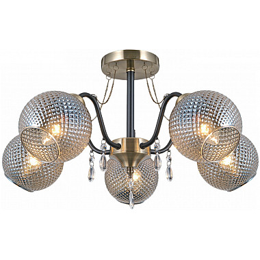 Потолочная люстра IL0432-5CSQ-29 AB BK