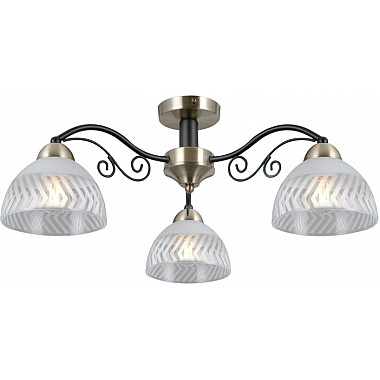 Потолочная люстра IL0435-3CSQ-24 BK AB SPICA