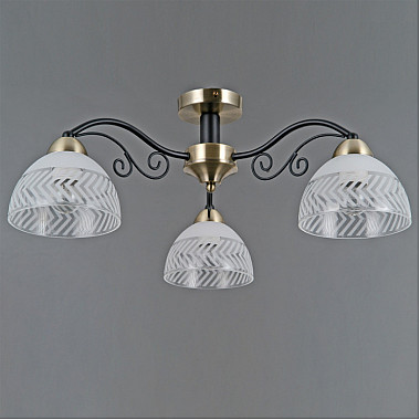 Потолочная люстра IL0435-3CSQ-24 BK AB SPICA