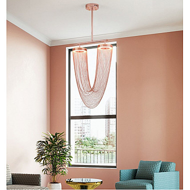 Потолочная люстра Otero 8608P copper