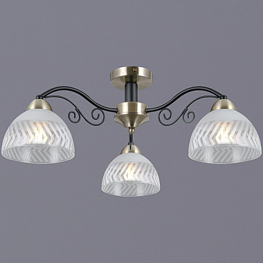 Потолочная люстра IL0435-3CSQ-24 BK AB SPICA