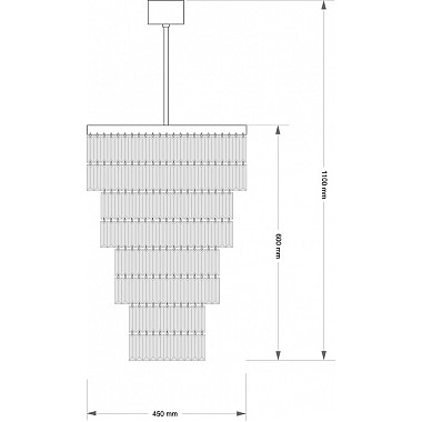 Потолочная люстра Ellini ELL-ZW-10(N)450/II