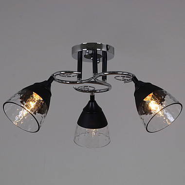 Потолочная люстра 70139-3.3-03 CR+BK