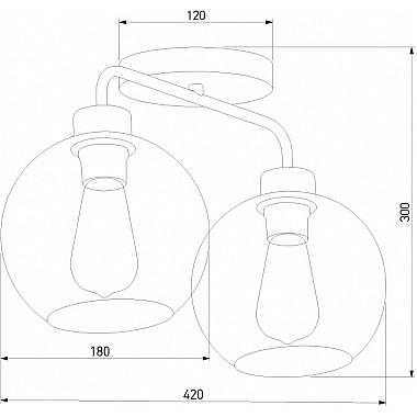Потолочная люстра Bari 4021 Bari