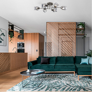 Потолочная люстра Hilari 30165/6 черный жемчуг