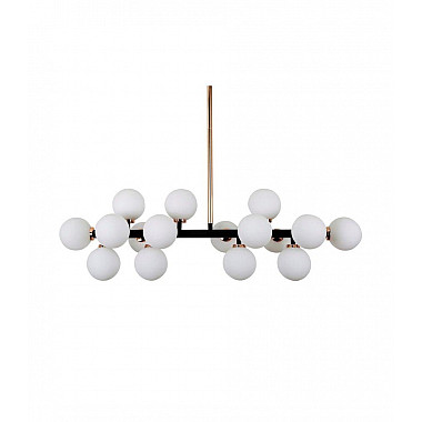 Подвесная люстра Lumina Deco Marsiada LDP 6033-16 BK+GD