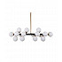 Подвесная люстра Lumina Deco Marsiada LDP 6033-16 BK+GD