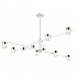 Подвесная люстра Lumien Hall Саурис LH8020/10P-WT-GD