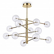 Подвесная люстра Ideal Lux Equinoxe SP12 Ottone Antico 200125