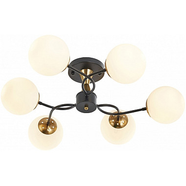 Потолочная люстра Neapolis-76808 276808/6 BK/GD