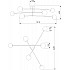 Потолочная люстра Netz 30181/6 черный Smart