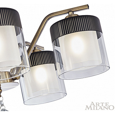 Потолочная люстра Napoli-2646 332646/5 AB+BK