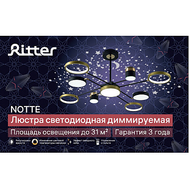 Потолочная люстра Notte 51630 3