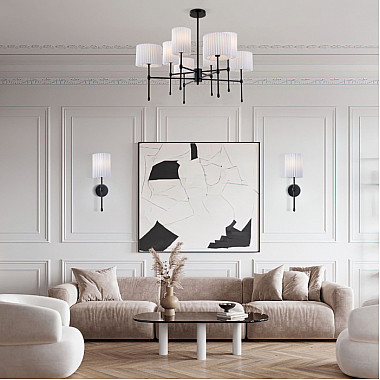 Потолочная люстра Notturno 60162/8 черный Smart