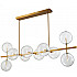 Потолочная люстра Globe Mobile KG0965P-10L brass