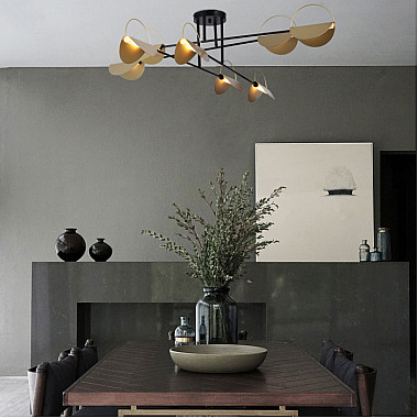 Потолочная люстра Grazia 70148/8 черный/золото