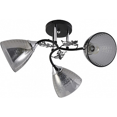 Потолочная люстра 01525-0.3-03 BK+CR