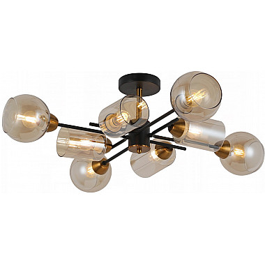 Потолочная люстра IL8243-8COU-79 BK GD