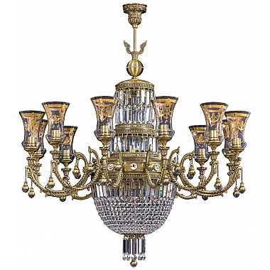 Потолочная люстра Sienna-crystal Swarovski SIE-ZW-12(P)