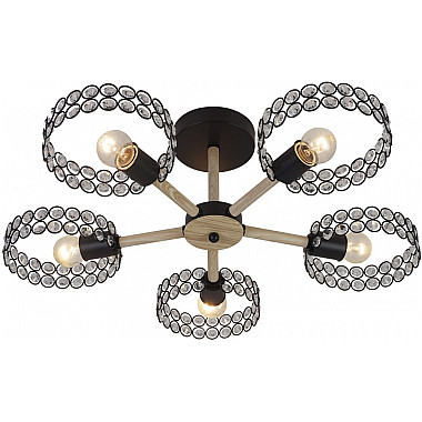 Потолочная люстра Banjo 679/5P Black