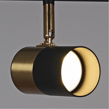 Спот 06664-0.8-05 BK+COP GU10