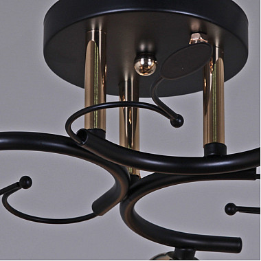 Потолочная люстра 10134-0.3-03 BK+FG