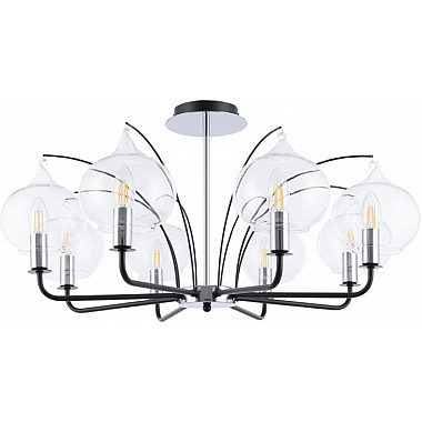 Потолочная люстра Napoli-321007 321007/8 BK.CR