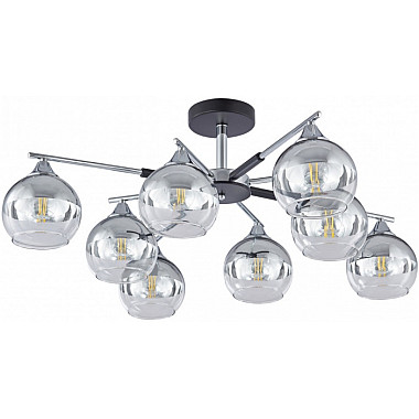 Потолочная люстра Napoli-9354 339354/8 CR+BK